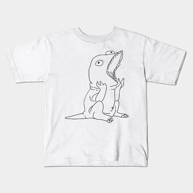 Dino Kids T-Shirt by KingOfSnails